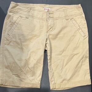 Mossimo Supply Co. Tan Shorts Classic Flat-Front Design